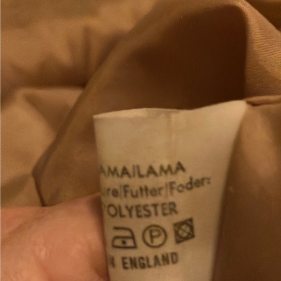 Classic Women's lama Wool in Coat double breasted super warm - Picture 7 of 9